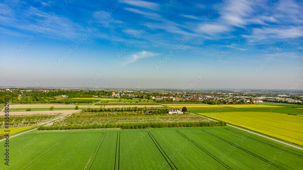 Obraz premium Hoch über Rheinbach