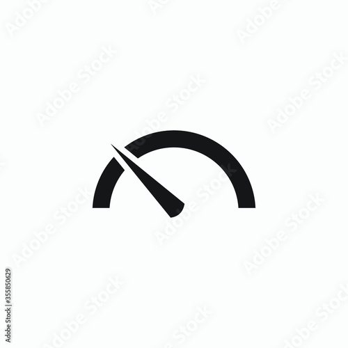 speedometer icon vector