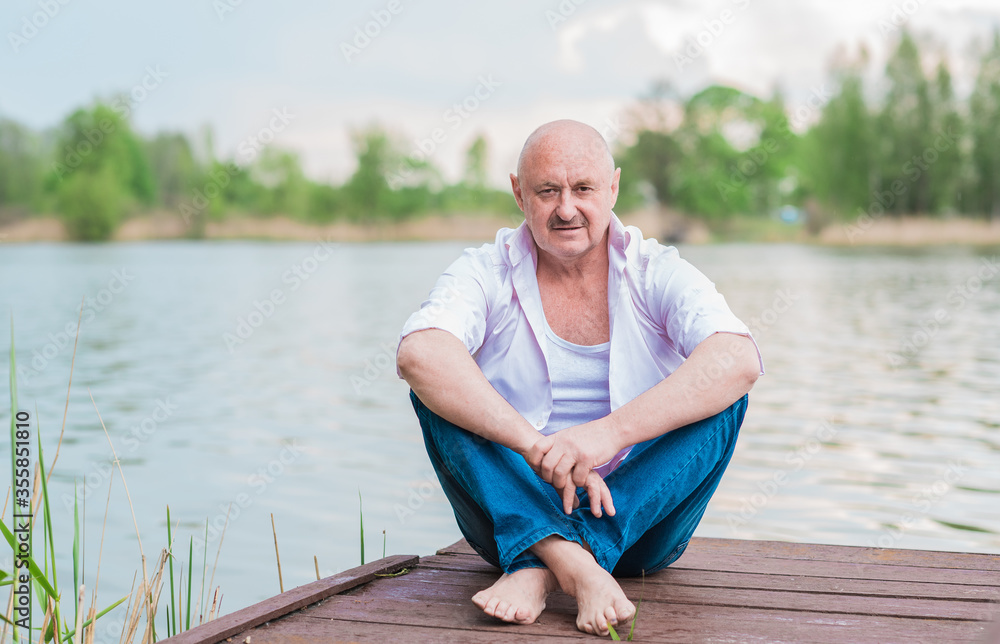 Senior man lifestyle, retired, life after 60s Senior man lifestyle, retired, life after 60s