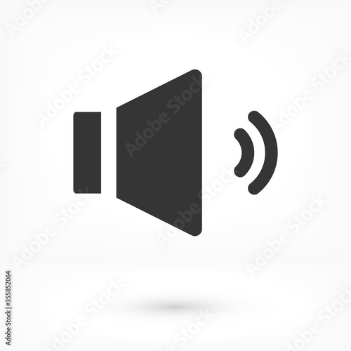 Sound icon vector. lorem ipsum Flat Design JPG