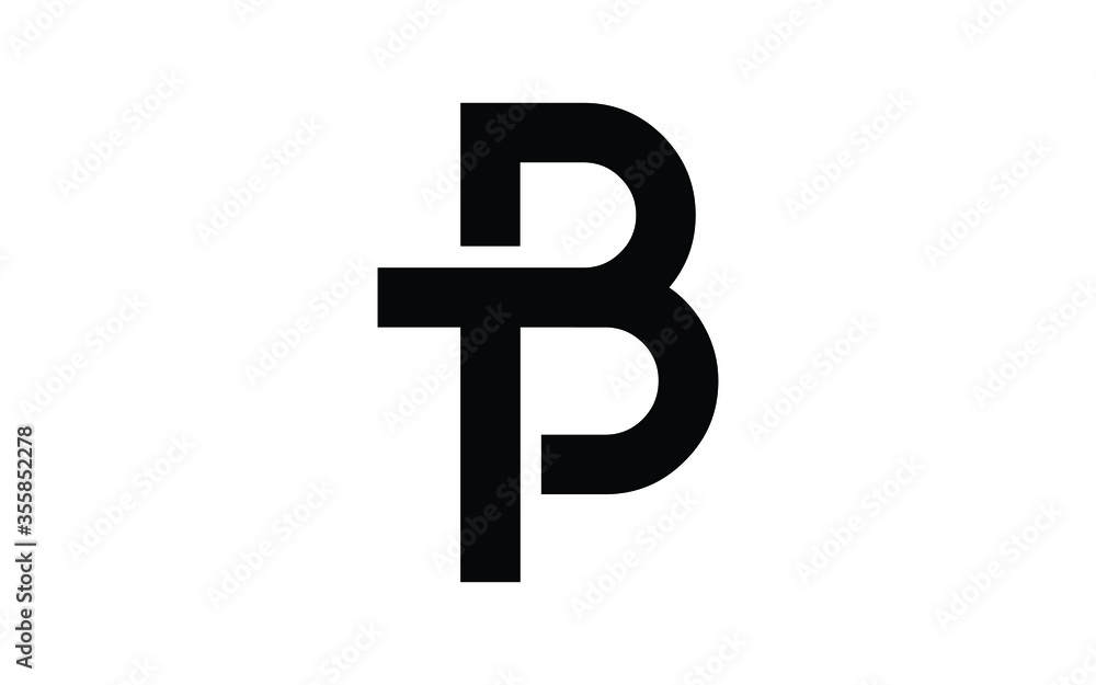BT or TB Letter Initial Logo Design, Vector Template BT or TB Letter Initial Logo Design, Vector Template