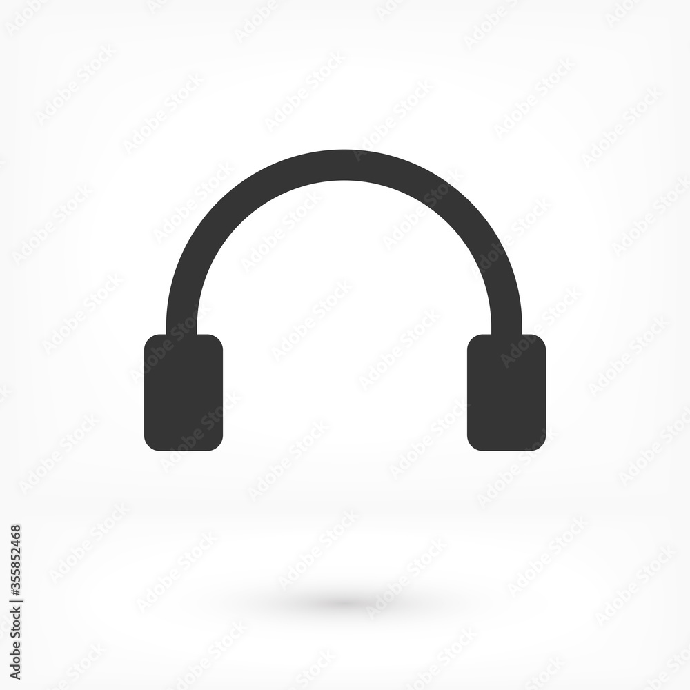 headphones icon vector. lorem ipsum Flat Design JPG headphones icon vector. lorem ipsum Flat Design JPG