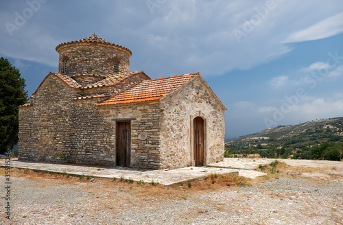 The church of Archangel Michael in Kato Lefkara village. Cyprus