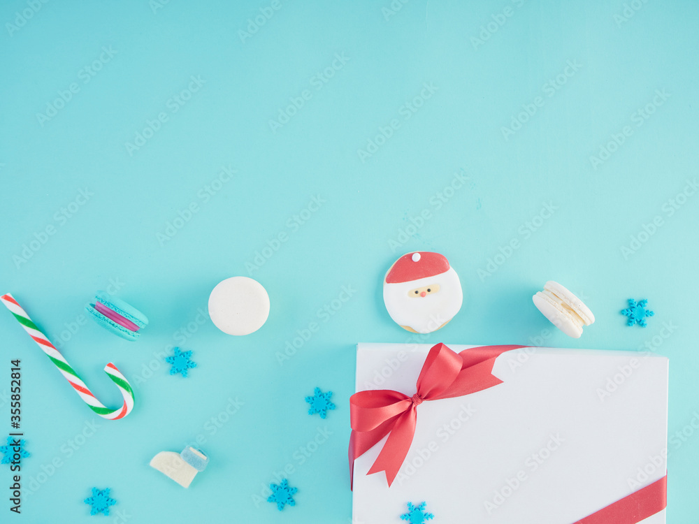 Gifts box and christmas decorations. Gifts box and christmas decorations.