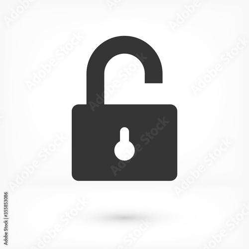 Lock vector icon . lorem ipsum Flat Design JPG