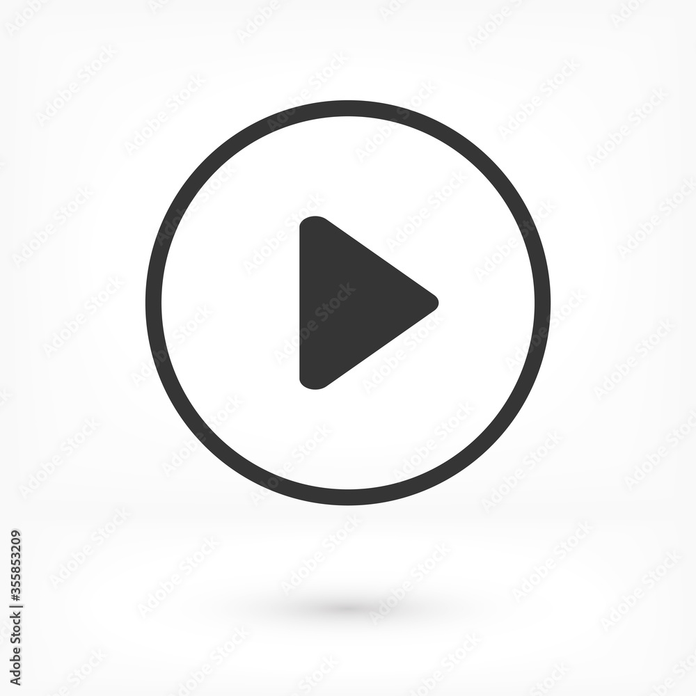 Play Video vector icon. lorem ipsum Flat Design JPG Play Video vector icon. lorem ipsum Flat Design JPG