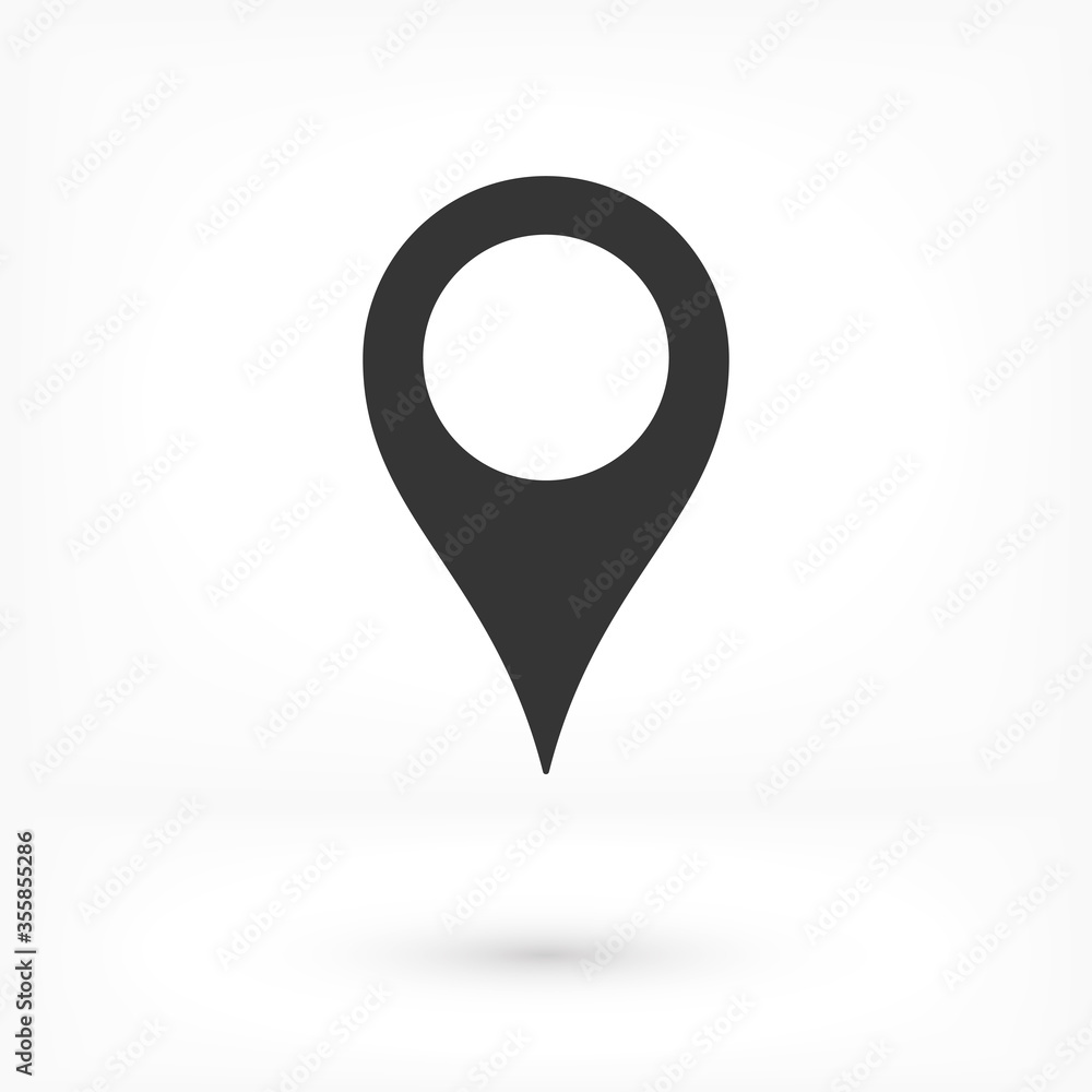 Location icon vector. Pin sign Isolated on white background. Navigation map, gps, direction, place, icon vector compass, contact, search concept.icon vector Flat style design, logo, icon vector Web Location icon vector. Pin sign Isolated on white background. Navigation map, gps, direction, place, icon vector compass, contact, search concept.icon vector Flat style design, logo, icon vector Web