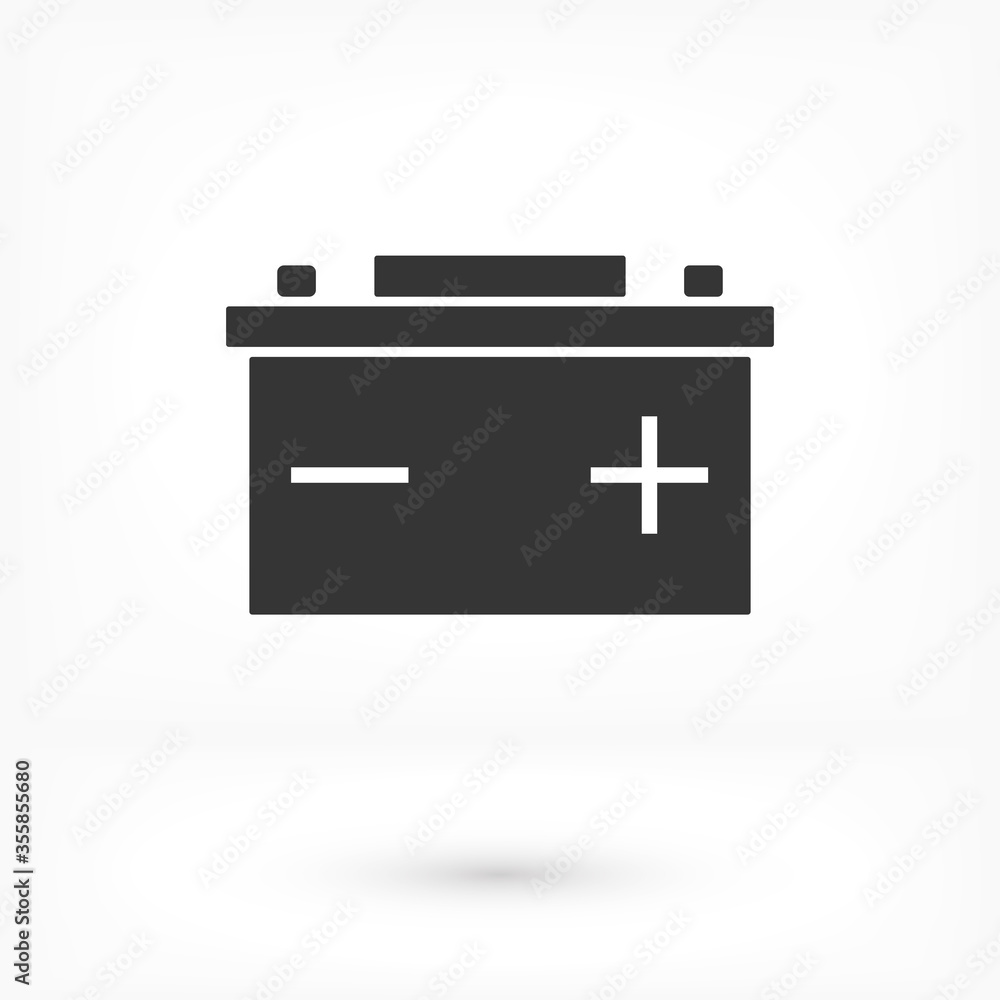 Vector icon battery, design illustration battery. Flat battery. Design battery Vector icon battery, design illustration battery. Flat battery. Design battery