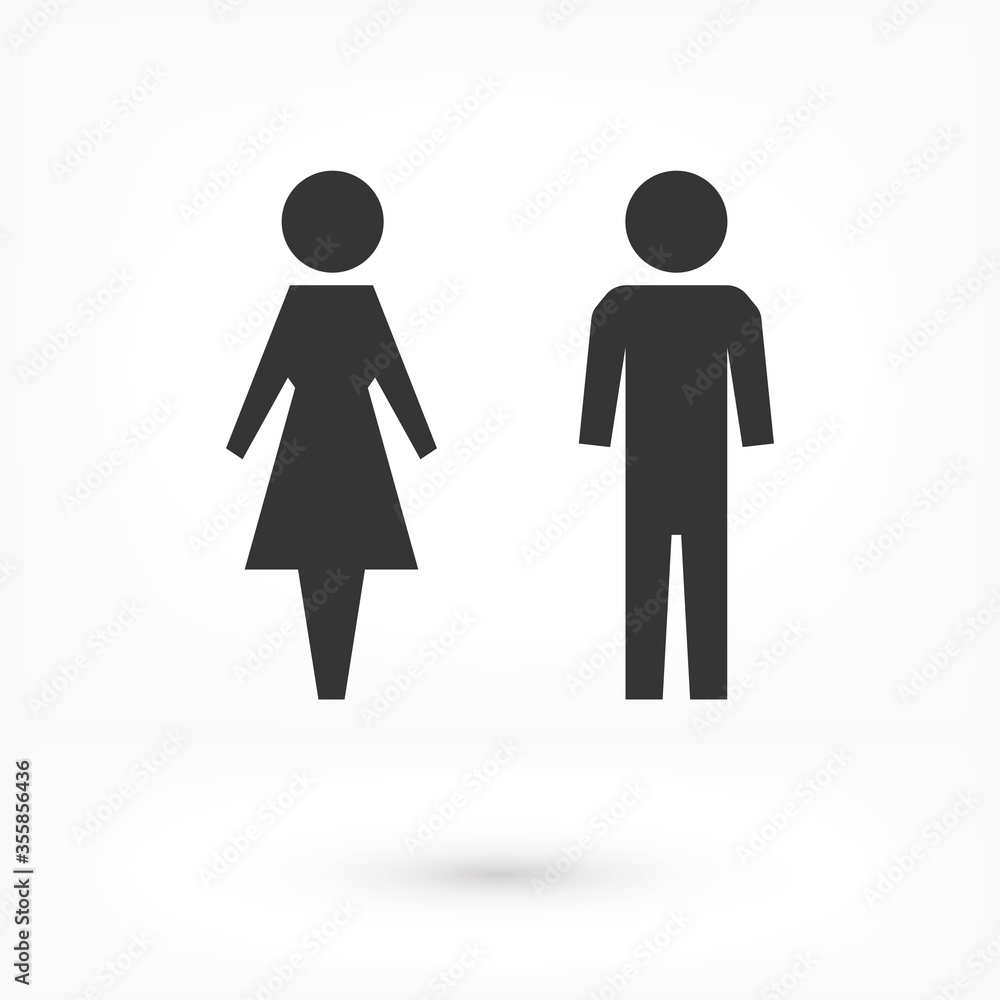 man and woman icon flat vector stock illustration icon flat vector isolated icon flat vector wc man and woman icon flat vector stock illustration icon flat vector isolated icon flat vector wc
