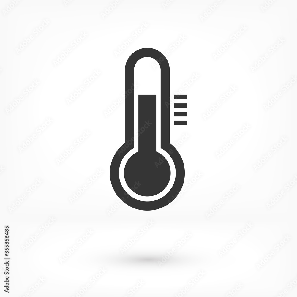 Thermometer vector Icon with measuring ruler. Simple Sign Of Temperature. vector Icon Measuring weather indicator element. Meteorology vector Icon climate control Thermometer vector Icon with measuring ruler. Simple Sign Of Temperature. vector Icon Measuring weather indicator element. Meteorology vector Icon climate control