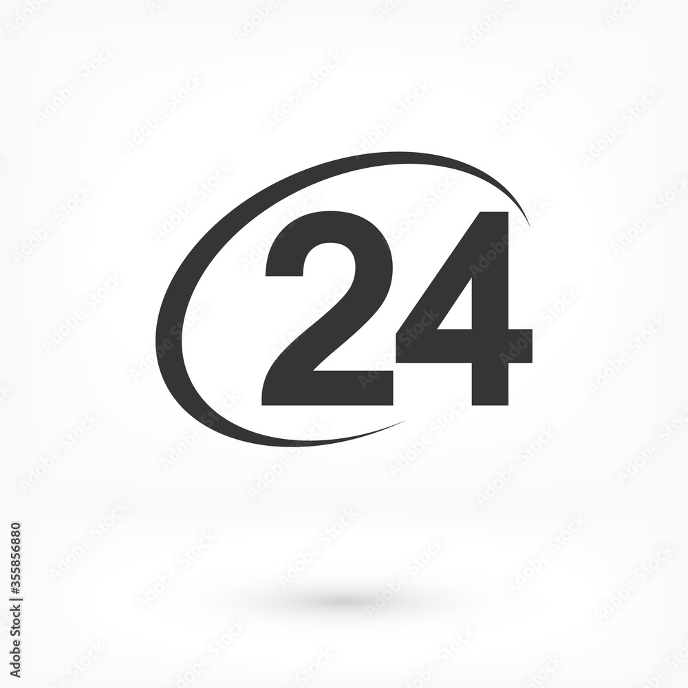 Clock vector icon. vector icon illustration of time. Website, user interface 24 hours sign vector icon in flat style. Twenty four hours open vector icon illustration on white isolated background. Clock vector icon. vector icon illustration of time. Website, user interface 24 hours sign vector icon in flat style. Twenty four hours open vector icon illustration on white isolated background.