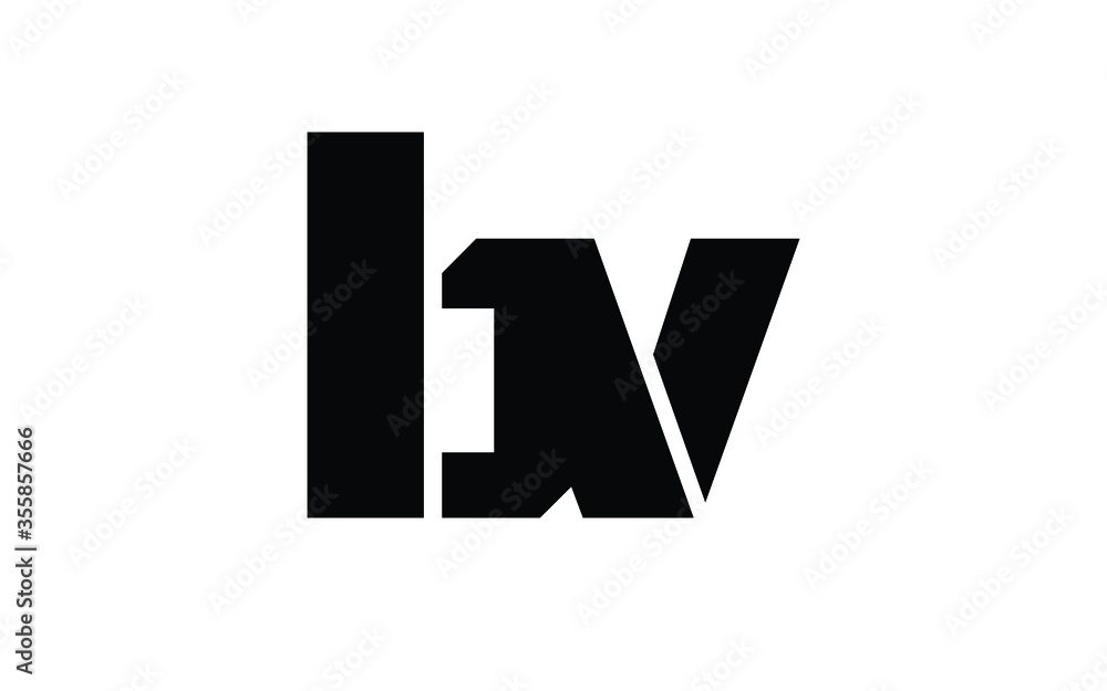 bv or vb Letter Initial Logo Design, Vector Template bv or vb Letter Initial Logo Design, Vector Template