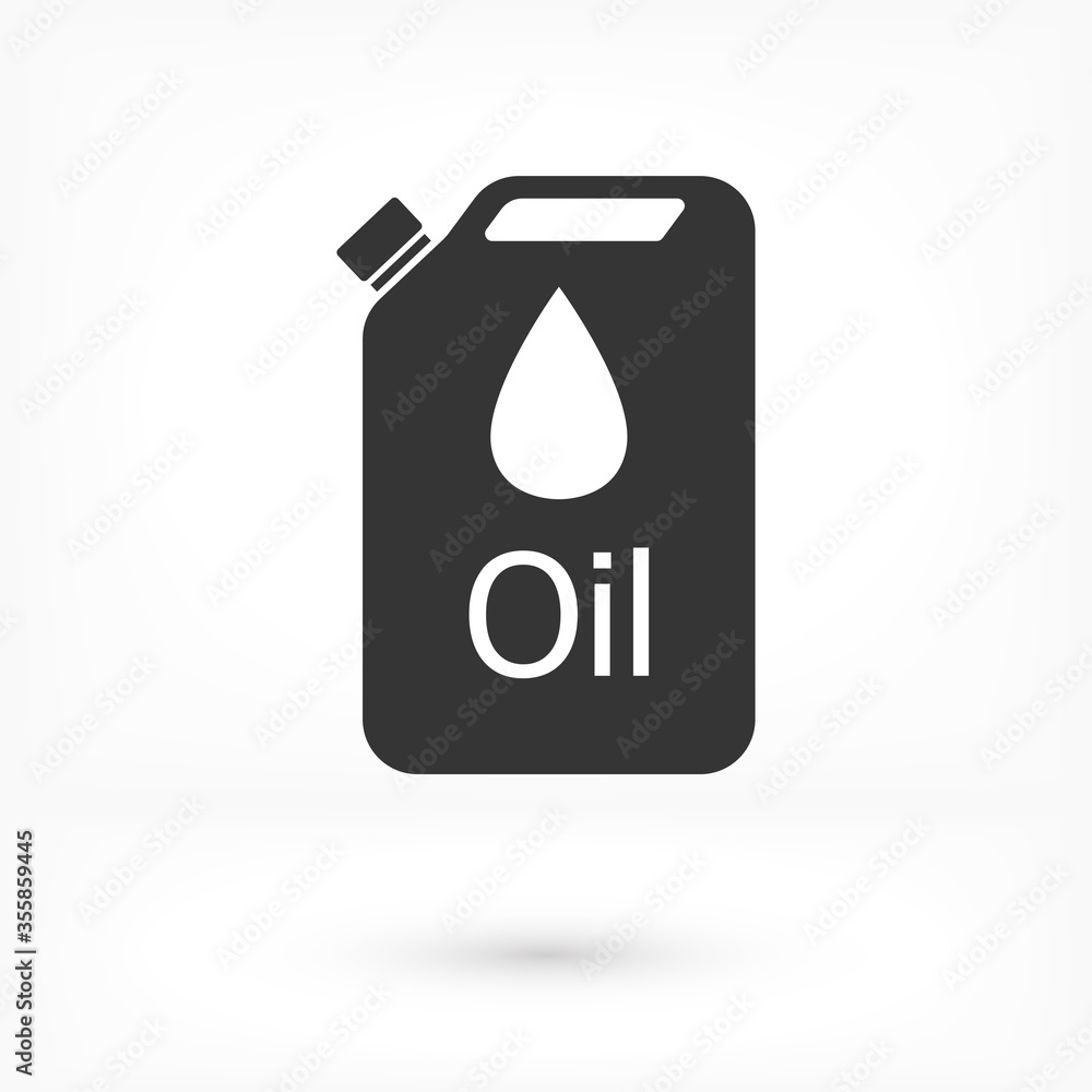 Fototapeta premium Oil canister icon, gasoline icons vector. Simple illustration of icon vector icons of oil canister oil vector icons for web refueling vector icons