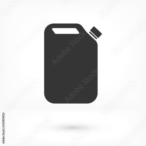 Oil canister icon, gasoline icons vector. Simple illustration of icon vector icons of oil canister oil vector icons for web refueling vector icons