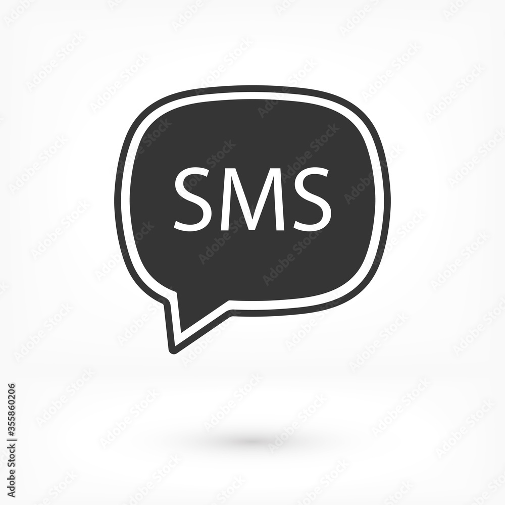 SMS mail vector icon. mail to receive SMS icon. mail to send SMS icon. mail for reading SMS flat SMS mail vector icon. mail to receive SMS icon. mail to send SMS icon. mail for reading SMS flat