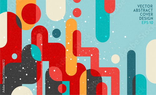 Abstractions. Modern abstract background. Colored lines. Minimalistic graphic, creative concept, geometric element. Banner or poster vector-stock illustration template Easy editable for Your design.