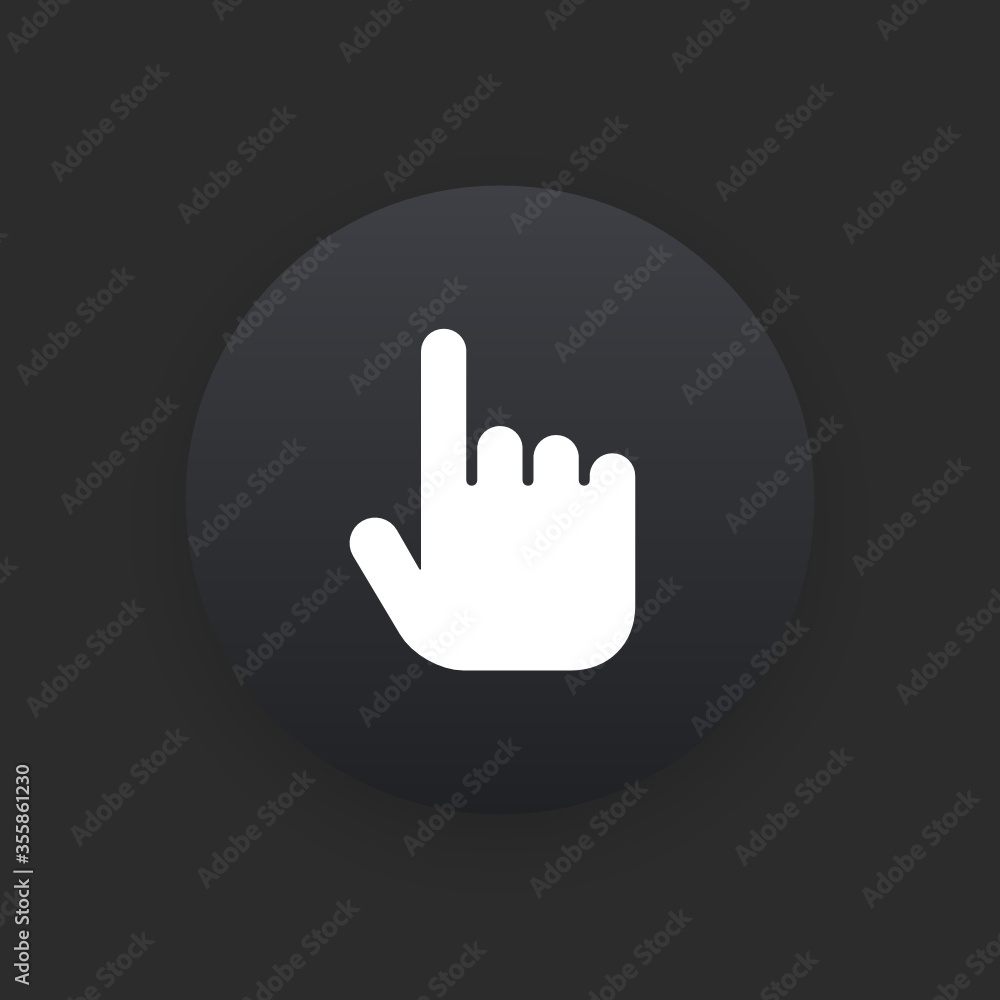 Click - Matte Black Web Button Click - Matte Black Web Button