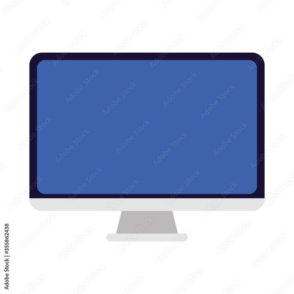 Isolated digital computer vector design Isolated digital computer vector design