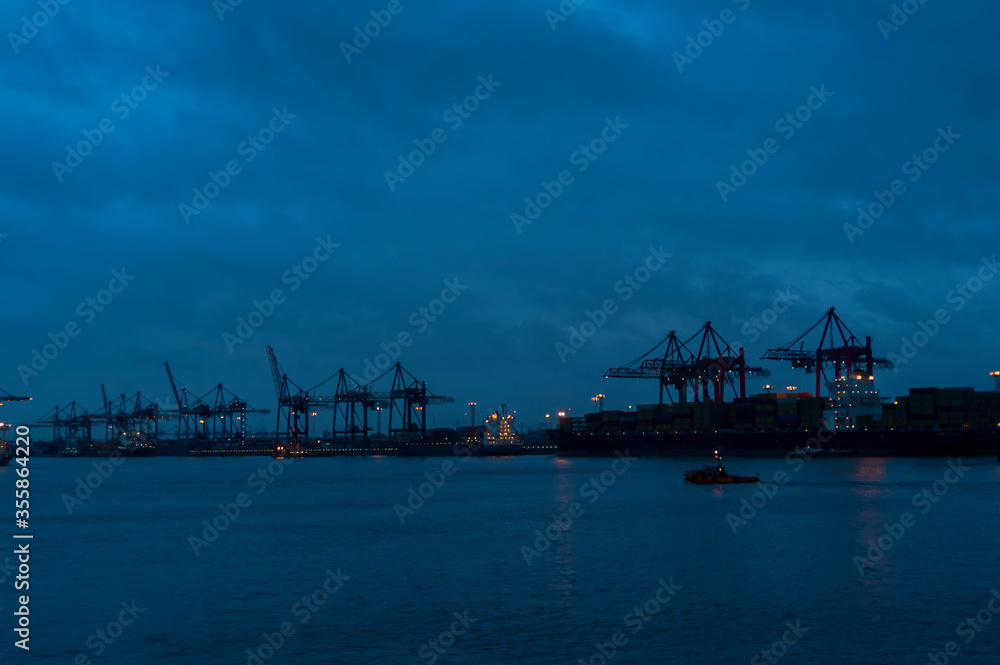 Hafen von Hamburg. Deutschland