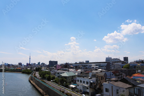 東京の下町の風景