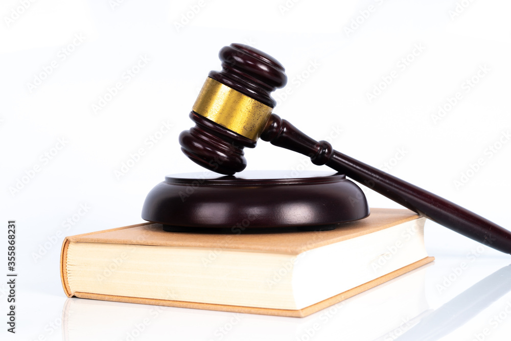 Gavel hammer tool with law concept. Gavel hammer tool with law concept.