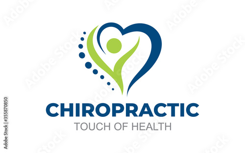 Illustration of chiropractic Logo Design