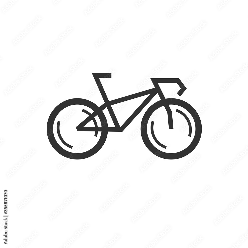 Bicycle sign, icon, symbol. Vector illustration Bicycle sign, icon, symbol. Vector illustration