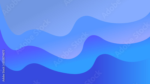 abstract blue wave background