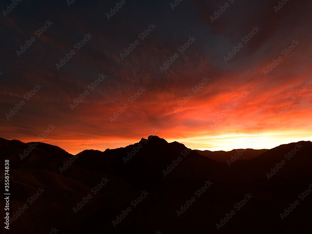 Sunset at Golden Canyon, Death Valley National Park, NV, USA Sunset at Golden Canyon, Death Valley National Park, NV, USA