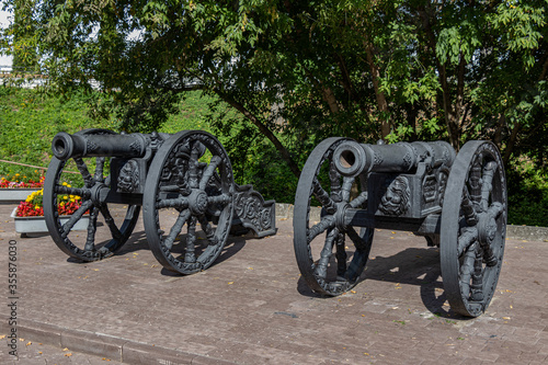 old cannon in the fortress