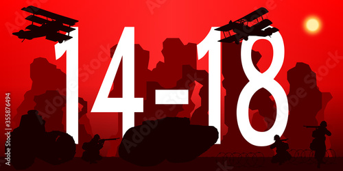 14-18 Première Guerre Mondiale Rouge