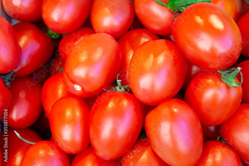 Manojo de tomates pera ingrediente perfecto para gazpacho 
