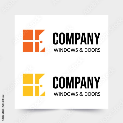 Modern logo for door and window companies