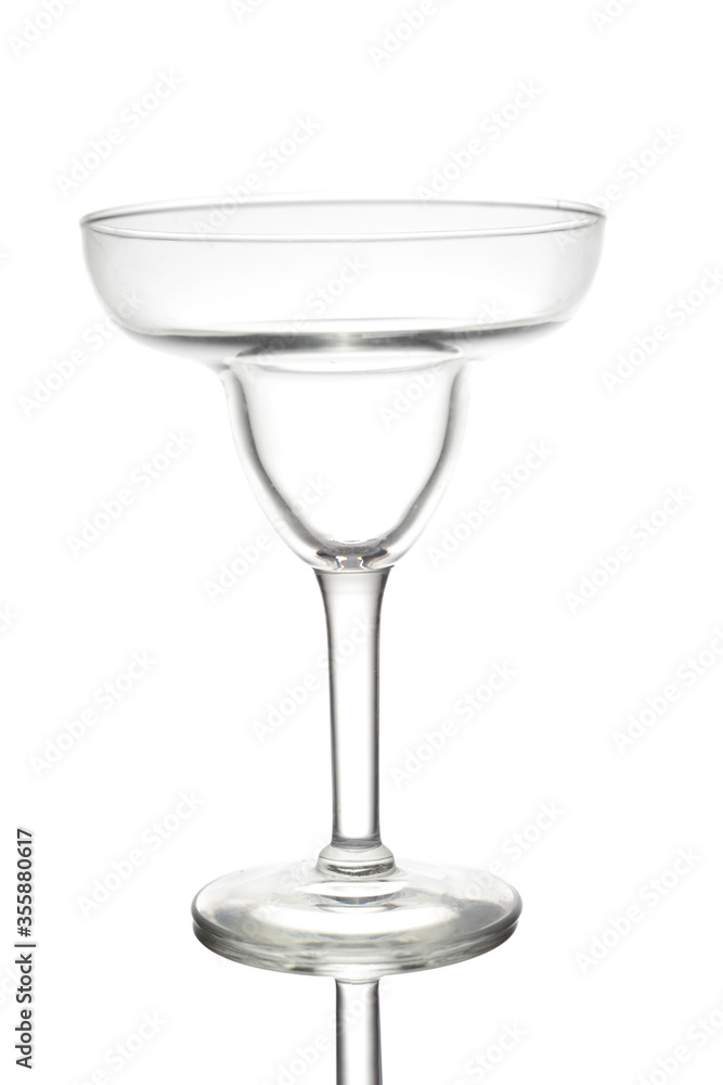margarita glass on white background margarita glass on white background
