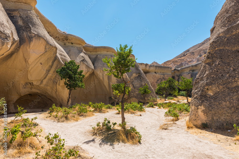 Pasabag Monks Valley with Fairy Chimneys and Mushroom Rock. Known for ...