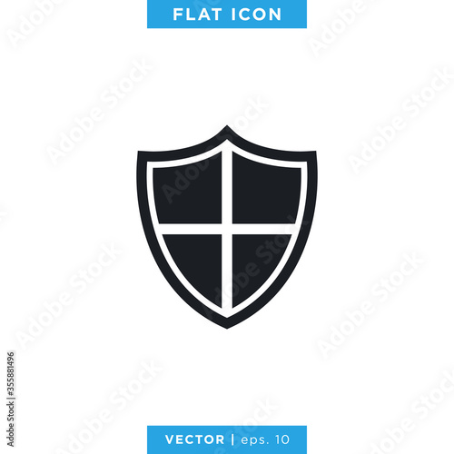 Free Download Shield icon vector logo design template. - GFXLoad