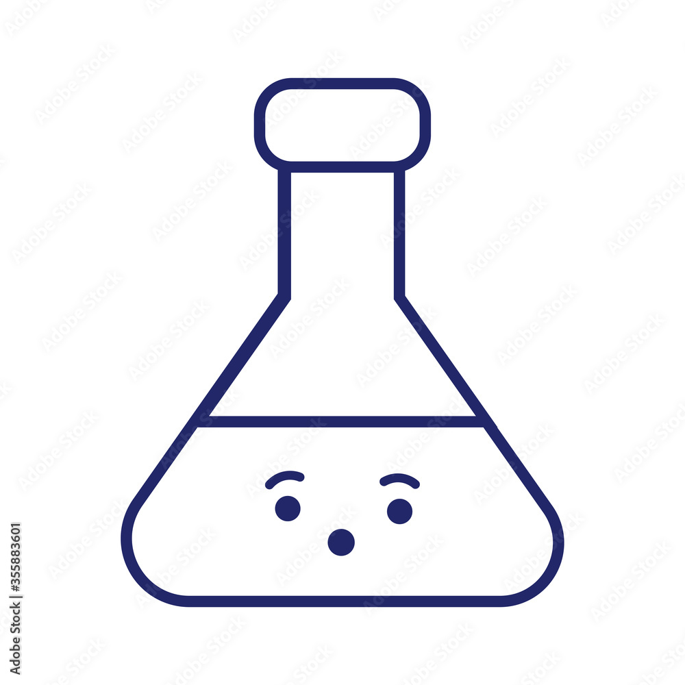 tube tests laboratory kawaii line style tube tests laboratory kawaii line style