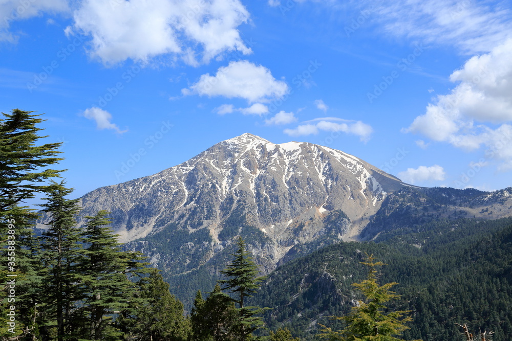 Tahtali Mountain; Located in Antalya in southern Turkey Beydağları is one of the most important mountain in about 2400 m altitude. Turkey
