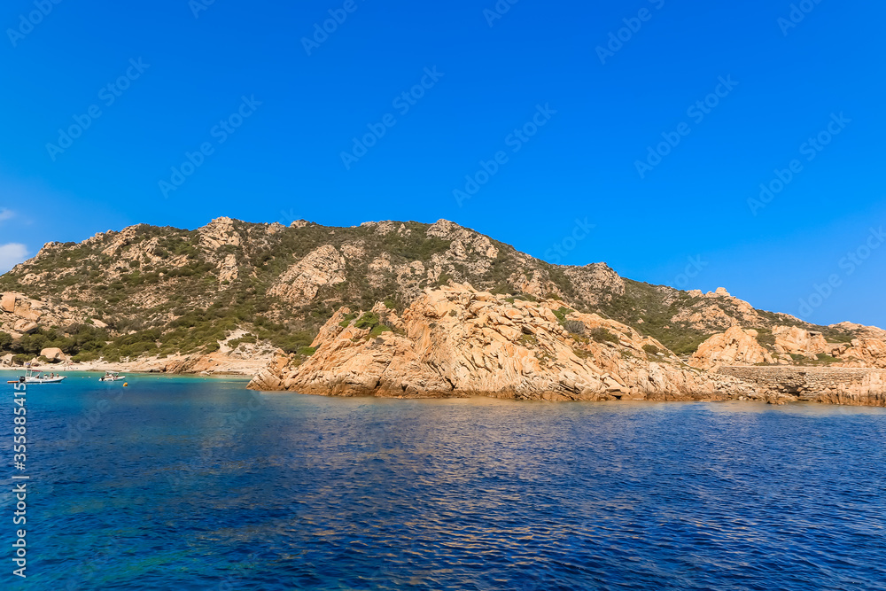 Fototapeta premium La Maddalena beach, Sardinian Emerald Coast, Italy.