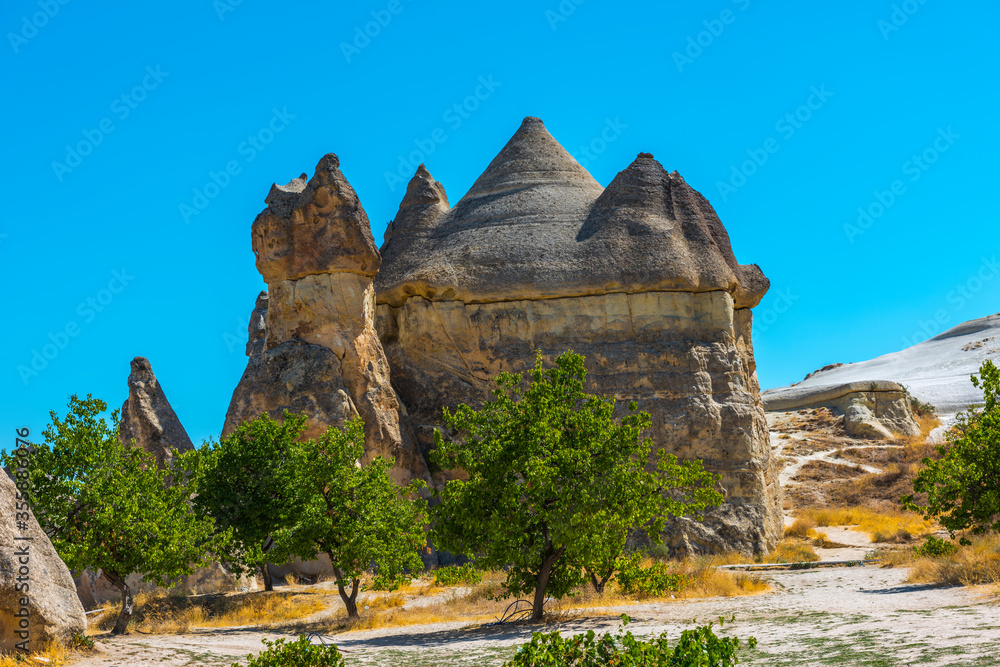 Pasabag Monks Valley with Fairy Chimneys and Mushroom Rock. Known for ...