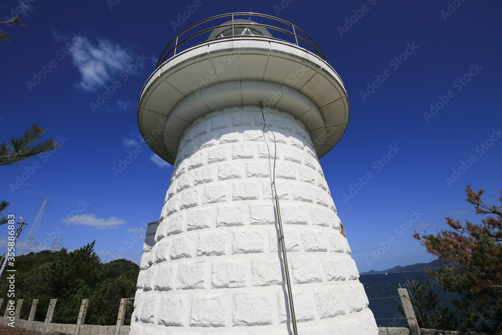 広島県竹原市 大久野島 大久野島灯台 広島県竹原市 大久野島 大久野島灯台