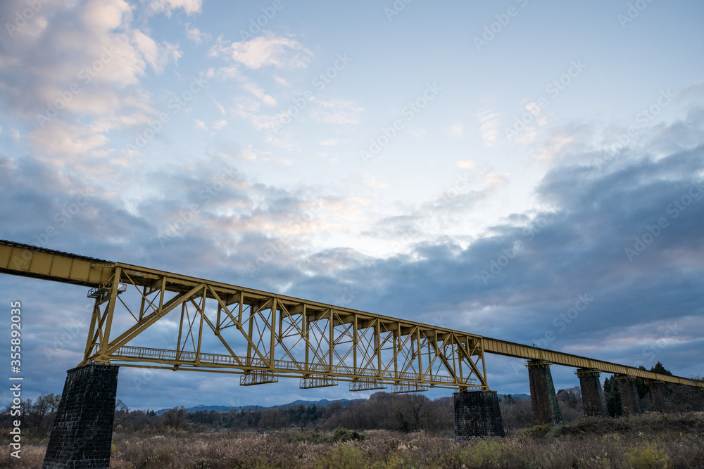 磐越西線の鉄橋