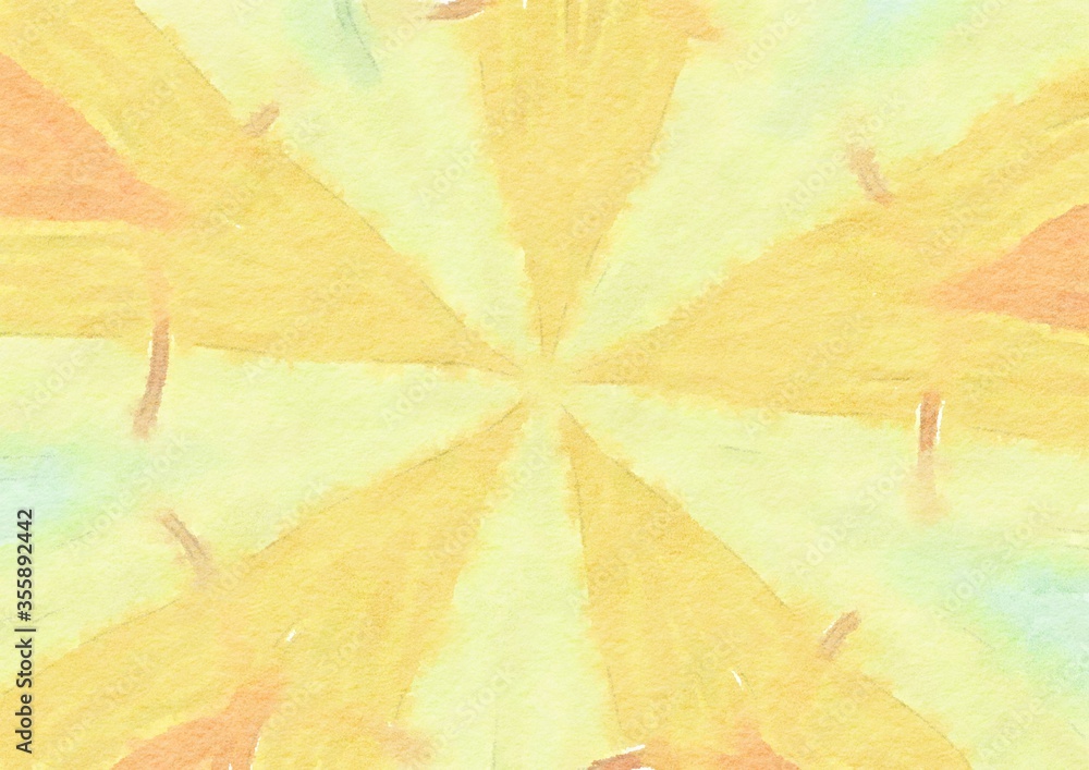Fototapeta premium Watercolor paper background. Abstract Painted Illustration. Brush stroked painting.