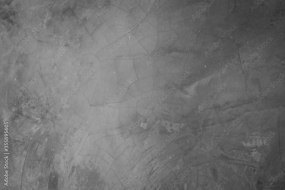 Naklejka premium Texture of gray concrete wall surface. Some crack and scratch, suitable for use as a pattern or background image.