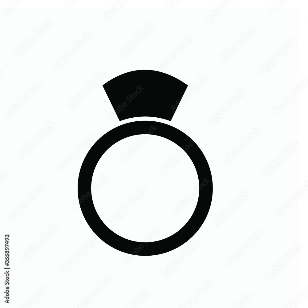 ring icon vector