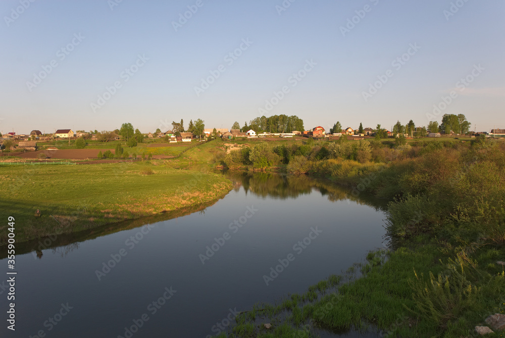 Iganino river near Kiselevsk City Iganino river near Kiselevsk City