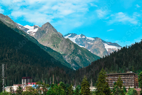 The village in the mountains