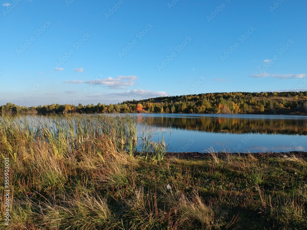 Aktash Lake near Kiselevsk City