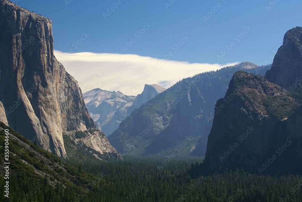 Glacier view point with half dome, Yosemite