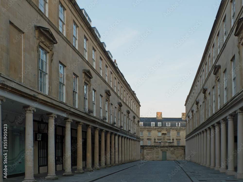 Colonnades of Bath Street, Bath, England
